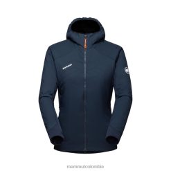 Mammut Rime Light en chaqueta con capucha flexible marina - Mammut Ropa Deportiva HH4JB75 mujer