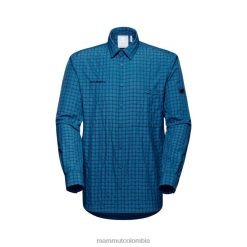 Mammut camisa de manga larga lenni hielo marino profundo - Mammut Ropa Deportiva HH4JB916 hombres