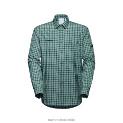 Mammut camisa de manga larga lenni maderas de jade oscuro - Mammut Ropa Deportiva HH4JB161 hombres