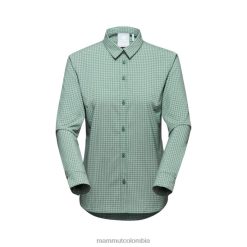 Mammut camisa manga larga asda jade-jade oscuro - Mammut Ropa Deportiva HH4JB103 mujer