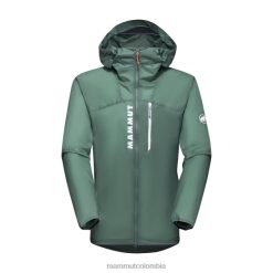 Mammut chaqueta con capucha aenergy wb jade oscuro - Mammut Ropa Deportiva HH4JB634 hombres