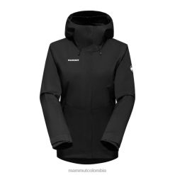 Mammut chaqueta con capucha alto hs negro - Mammut Ropa Deportiva HH4JB21 mujer