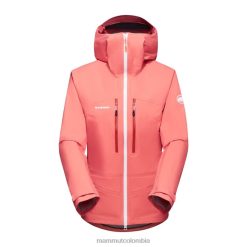 Mammut chaqueta con capucha taiss hs salmón - Mammut Ropa Deportiva HH4JB53 mujer