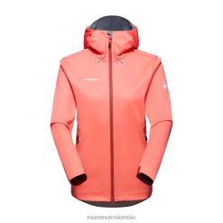 Mammut chaqueta con capucha ultimate vii salmón - Mammut Ropa Deportiva HH4JB739 mujer