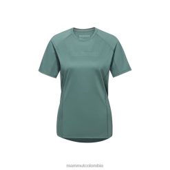 Mammut logo de la camiseta selun fl jade oscuro - Mammut Ropa Deportiva HH4JB886 mujer