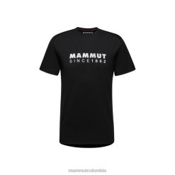 Mammut logo de la camiseta trovat negro - Mammut Ropa Deportiva HH4JB148 hombres