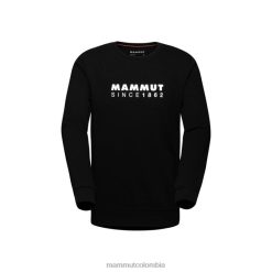 Mammut logotipo de cuello redondo core ml negro - Mammut Ropa Deportiva HH4JB1036 hombres