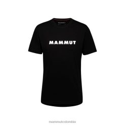 Mammut logotipo de la camiseta central negro - Mammut Ropa Deportiva HH4JB954 hombres