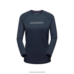 Mammut logotipo de manga larga selun fl marina - Mammut Ropa Deportiva HH4JB868 mujer