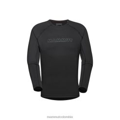 Mammut logotipo de manga larga selun fl negro - Mammut Ropa Deportiva HH4JB143 hombres