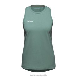Mammut logotipo superior central jade oscuro - Mammut Ropa Deportiva HH4JB958 mujer