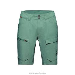 Mammut pantalones cortos híbridos zinal maderas de jade oscuro - Mammut Ropa Deportiva HH4JB779 hombres