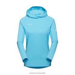 Mammut sudadera con capucha selun fl sun azul fresco - Mammut Ropa Deportiva HH4JB644 mujer