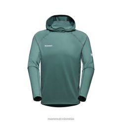 Mammut sudadera con capucha selun fl sun jade oscuro - Mammut Ropa Deportiva HH4JB2 hombres