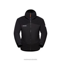 Mammut taiss con chaqueta híbrida con capucha negro - Mammut Ropa Deportiva HH4JB55 hombres