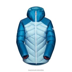 Mammut taiss en chaqueta con capucha hielo frío y azul profundo - Mammut Ropa Deportiva HH4JB691 mujer