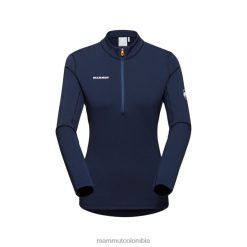 Mammut tirador de media cremallera aenergy ml negro marino - Mammut Ropa Deportiva HH4JB225 mujer