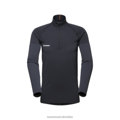 Mammut trift manga larga con media cremallera negro - Mammut Ropa Deportiva HH4JB223 hombres